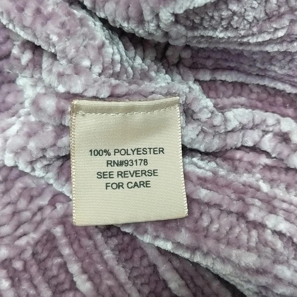 Philosophy Lavender Purple Lilac Chenille Chunky Knit Sweater size Medium M - Picture 6 of 8